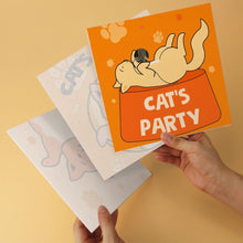 Load image into Gallery viewer, Mini Paint by Numbers Set 20x20cm (6 pieces) - Cat's Party