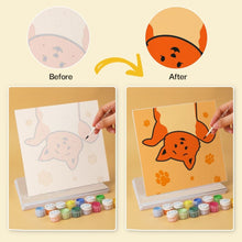Load image into Gallery viewer, Mini Paint by Numbers Set 20x20cm (6 pieces) - Cat's Party