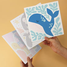 Load image into Gallery viewer, Mini Paint by Numbers Set 20x20cm (6 pieces) - Colourful Creature Mix