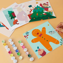 Load image into Gallery viewer, Mini Paint by Numbers Set 20x20cm (6 pieces) - Festive Fun Set