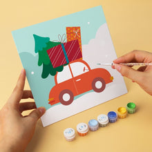 Load image into Gallery viewer, Mini Paint by Numbers Set 20x20cm (6 pieces) - Festive Fun Set