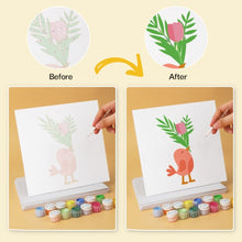 Load image into Gallery viewer, Mini Paint by Numbers Set 20x20cm (6 pieces) - Spring Bouquet