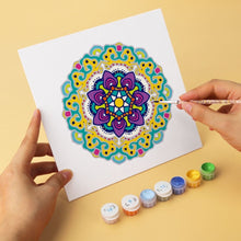 Load image into Gallery viewer, Mini Paint by Numbers Set 20x20cm (6 pieces) - Kaleidoscope Mandalas