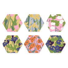 Load image into Gallery viewer, Mini Paint by Numbers Set - Hexagons (6 pieces) - Painted Petals Figured'Art