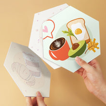 Load image into Gallery viewer, Mini Paint by Numbers Set - Hexagons (6 pieces) - Delicious Mornings