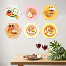 Load image into Gallery viewer, Mini Paint by Numbers Set - Hexagons (6 pieces) - Delicious Mornings