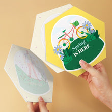 Load image into Gallery viewer, Mini Paint by Numbers Set - Hexagons (6 pieces) - Spring Vibes