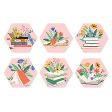 Load image into Gallery viewer, Mini Paint by Numbers Set - Hexagons (6 pieces) - Books in Bloom Figured'Art