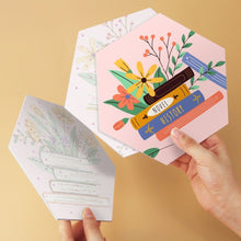 Load image into Gallery viewer, Mini Paint by Numbers Set - Hexagons (6 pieces) - Books in Bloom