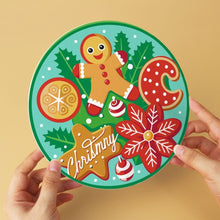 Load image into Gallery viewer, Mini Paint by Numbers Set - Discs Ø20cm (6 pieces) - Christmas Confections