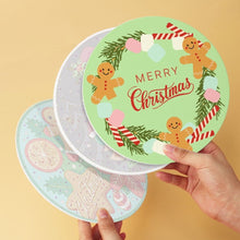 Load image into Gallery viewer, Mini Paint by Numbers Set - Discs Ø20cm (6 pieces) - Christmas Confections