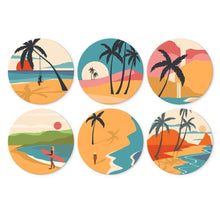 Load image into Gallery viewer, Mini Paint by Numbers Set - Discs Ø20cm (6 pieces) - Daydreams Figured'Art