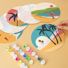 Load image into Gallery viewer, Mini Paint by Numbers Set - Discs Ø20cm (6 pieces) - Daydreams
