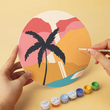 Load image into Gallery viewer, Mini Paint by Numbers Set - Discs Ø20cm (6 pieces) - Daydreams