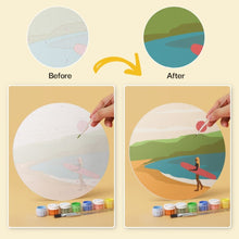 Load image into Gallery viewer, Mini Paint by Numbers Set - Discs Ø20cm (6 pieces) - Daydreams