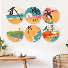 Load image into Gallery viewer, Mini Paint by Numbers Set - Discs Ø20cm (6 pieces) - Daydreams