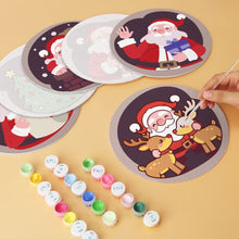 Load image into Gallery viewer, Mini Paint by Numbers Set - Discs Ø20cm (6 pieces) - Merry and Sweet