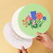 Load image into Gallery viewer, Mini Paint by Numbers Set - Discs Ø20cm (6 pieces) - The Secret Garden