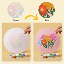 Load image into Gallery viewer, Mini Paint by Numbers Set - Discs Ø20cm (6 pieces) - The Secret Garden
