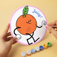 Load image into Gallery viewer, Mini Paint by Numbers Set - Discs Ø20cm (6 pieces) - Sunny State of Mind