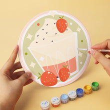 Load image into Gallery viewer, Mini Paint by Numbers Set - Discs Ø20cm (6 pieces) - Sweet Season