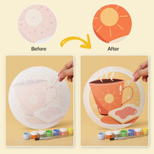 Load image into Gallery viewer, Mini Paint by Numbers Set - Discs Ø20cm (6 pieces) - Sweet Season