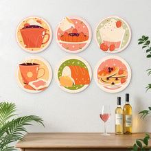 Load image into Gallery viewer, Mini Paint by Numbers Set - Discs Ø20cm (6 pieces) - Sweet Season