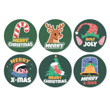Load image into Gallery viewer, Mini Paint by Numbers Set - Discs Ø20cm (6 pieces) - Christmas Cheer 2 Figured'Art