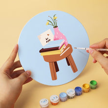 Load image into Gallery viewer, Mini Paint by Numbers Set - Discs Ø20cm (6 pieces) - Little Creative Rituals