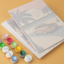 Load image into Gallery viewer, Mini Paint by Numbers Set 15x20cm (6 pieces) - Vintage Horizons