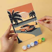 Load image into Gallery viewer, Mini Paint by Numbers Set 15x20cm (6 pieces) - Vintage Horizons