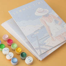 Load image into Gallery viewer, Mini Paint by Numbers Set 15x20cm (6 pieces) - Wanderlust Summer