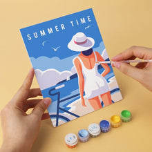 Load image into Gallery viewer, Mini Paint by Numbers Set 15x20cm (6 pieces) - Wanderlust Summer