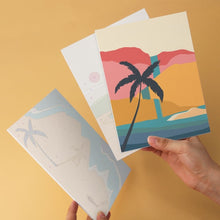 Load image into Gallery viewer, Mini Paint by Numbers Set 15x20cm (6 pieces) - Golden Coastline