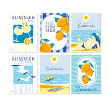 Load image into Gallery viewer, Mini Paint by Numbers Set 15x20cm (6 pieces) - Lemon Breeze Figured'Art