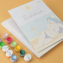Load image into Gallery viewer, Mini Paint by Numbers Set 15x20cm (6 pieces) - Lemon Breeze