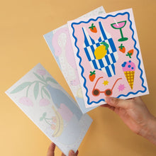 Load image into Gallery viewer, Mini Paint by Numbers Set 15x20cm (6 pieces) - Fruity Picnic
