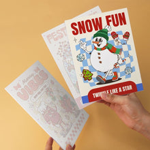 Load image into Gallery viewer, Mini Paint by Numbers Set 15x20cm (6 pieces) - Comic Christmas