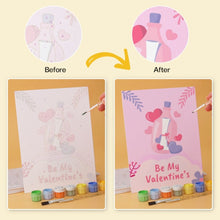 Load image into Gallery viewer, Mini Paint by Numbers Set 15x20cm (6 pieces) - Love Letters