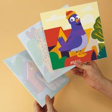 Load image into Gallery viewer, Mini Paint by Numbers Set 20x20cm (6 pieces) - Animal Friends
