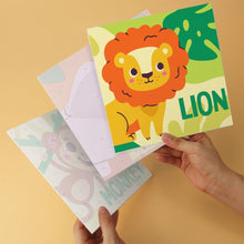 Load image into Gallery viewer, Mini Paint by Numbers Set 20x20cm (6 pieces) - Playful Animals