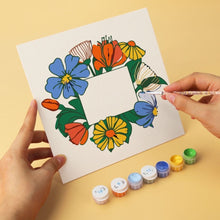 Load image into Gallery viewer, Mini Paint by Numbers Set 20x20cm (6 pieces) - Handpicked Blooms