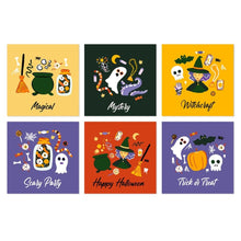 Load image into Gallery viewer, Mini Paint by Numbers Set 20x20cm (6 pieces) - Witchy Vibes Figured'Art