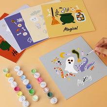 Load image into Gallery viewer, Mini Paint by Numbers Set 20x20cm (6 pieces) - Witchy Vibes