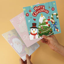 Load image into Gallery viewer, Mini Paint by Numbers Set 20x20cm (6 pieces) - Christmas Colours