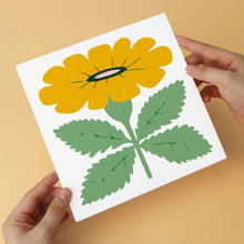 Load image into Gallery viewer, Mini Paint by Numbers Set 20x20cm (6 pieces) - Botanical Shapes Pattern