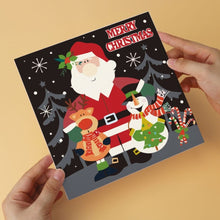 Load image into Gallery viewer, Mini Paint by Numbers Set 20x20cm (6 pieces) - Holly Jolly Illustrations