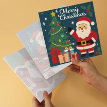 Load image into Gallery viewer, Mini Paint by Numbers Set 20x20cm (6 pieces) - Holly Jolly Illustrations
