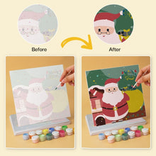 Load image into Gallery viewer, Mini Paint by Numbers Set 20x20cm (6 pieces) - Holly Jolly Illustrations