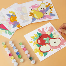 Load image into Gallery viewer, Mini Paint by Numbers Set 20x20cm (6 pieces) - Sweet Harvest